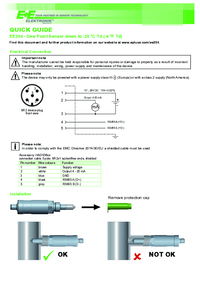 Thumbnail of document Manual - EE354 Miniature Dew Point Transmitter